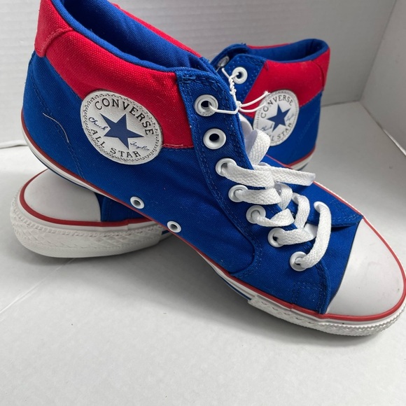 Converse Unisex High Top Sneaker blue/red - Picture 1 of 4